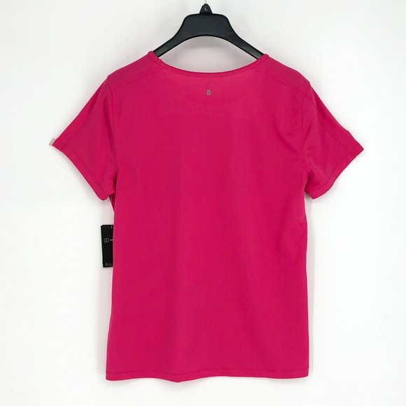 ID Ideology Womens Short Sleeve Rapid Dry Active T-Shirt Pink S M L 2XL - Picture 4 of 7